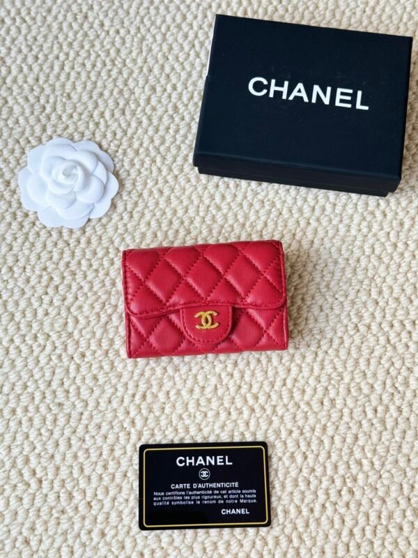 chanel most classic card holder & coin purse
