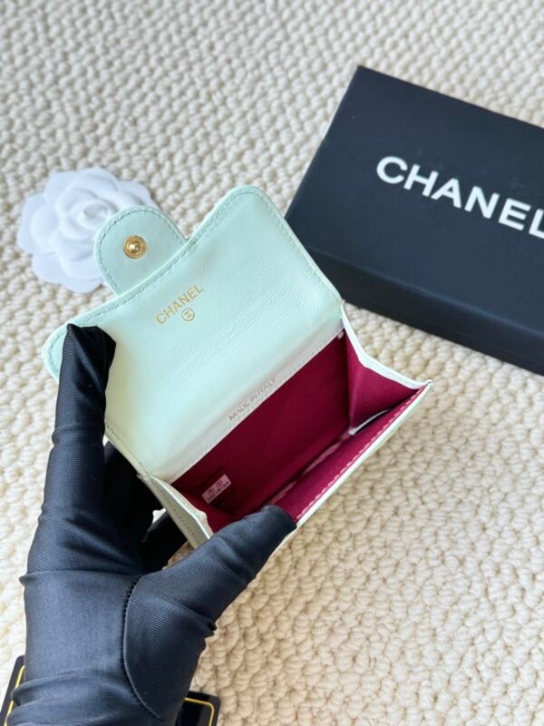 chanel most classic card holder & coin purse