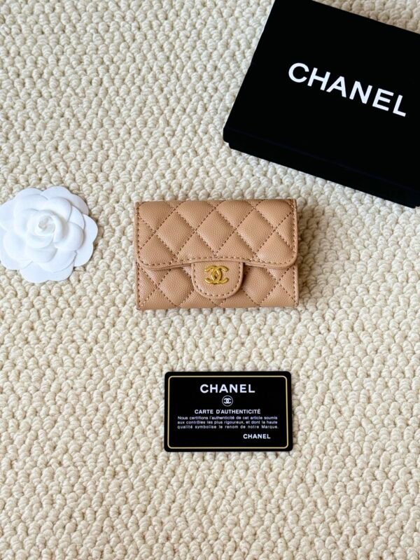 chanel most classic card holder & coin purse