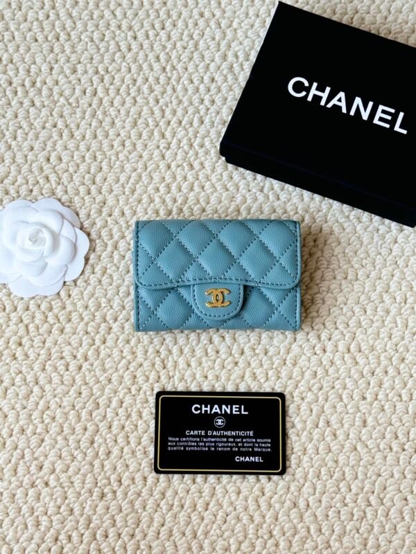 chanel most classic card holder & coin purse