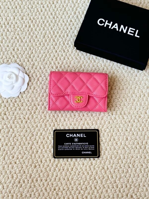 chanel most classic card holder & coin purse