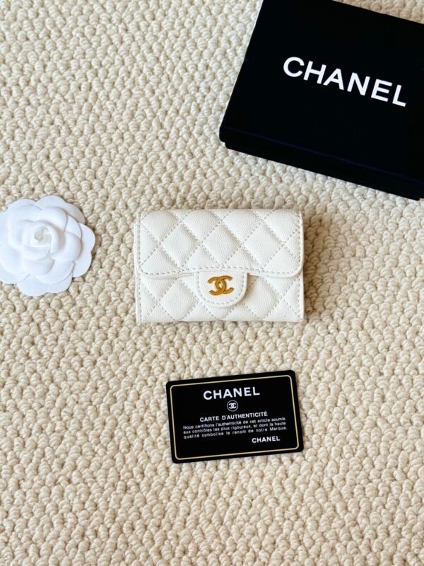 chanel most classic card holder & coin purse