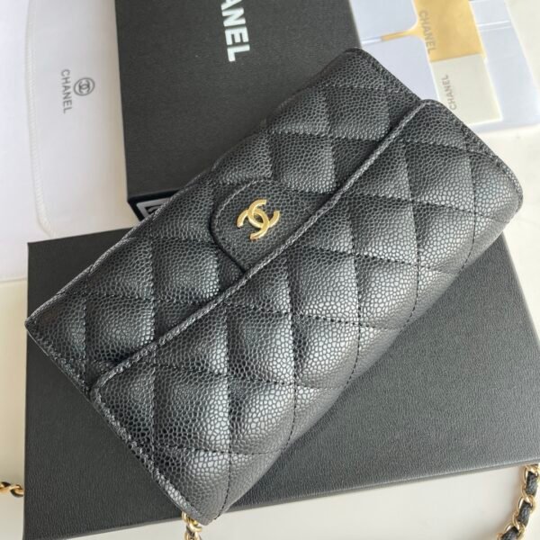 chanel classic flap mini caviar leather bag 18cm x 10.5cm x 3.5cm