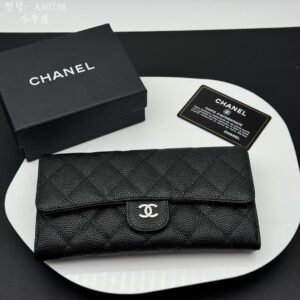 chanel classic pocket wallet 12x7.5x2.5cm (复制)