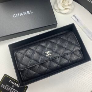 chanel classic two fold long wallet 10.5*19*3cm