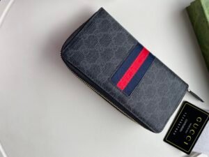 Gucci Wallet  19*9.5*2.5 cm PVC with leather gucci wallet 19*9.5*2.5 cm pvc with leather